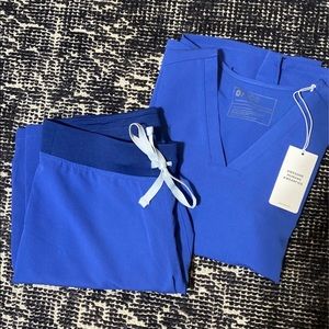 Figs Scrubs XXS / XS Petite “Denim” Blue